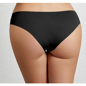 Jaywan  Panties for Women Cheeky Seamless Low Rise Lace Back Underwear 4  Pack M Jaywan  Panties for Women Cheeky Seamless Low Rise Lace Back Underwear 4  Pack M