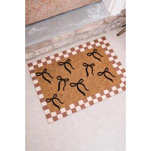 Coquette Bows Custom Door Mat | New Apartment Gift 28.5"x17", 35"x23"