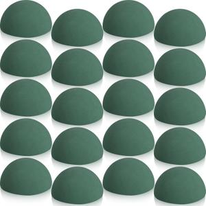 20 Pack Green Floral Dry Foam Half Ball Block Dry Foam Balls Craft Supplies for Artificial Plant Floral Arrangement(3.54 x 1.77 Inch) 20 Pack Green Floral Dry Foam Half Ball Block Dry Foam Balls Craft Supplies for Artificial Plant Floral Arrangement(3.54 x 1.77 Inch)