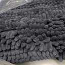 Muddy Mat | Super Absorbent Door Mat Indoor, Microfiber Quick Dry Chenille Entryway Rug, Non-Slip Front Door Mat, Indoor Mats for Entryway, Machine Washable Pet Rug, Charcoal 18"x28"