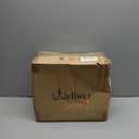 Wellmet Set of 2 Square Fabric Lampshades, 12" X14" X10", No Assembly Required, Classic Modern Style for Table, Bedside, Floor Lamps, Spider Fitter (CreamWhite)