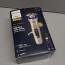 Philips Norelco Shaver i9000 Prestige Ultra, Wet & Dry Electric Shaver, White Gold, SenseIQ Pro Technology, Triple Lift & Cut System, 360 Rotating NanoTech Precision Blades, Beard Styler, XP9403/88 (i9000 Prestige + Charge Stand, QCP & Trimmers, Black)