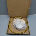 12 Inch 15 Sets Metal Floral Hoop Centerpiece with Wood Stands, Gold Metal Rings for Party Dream Catcher Wedding Table Wreath Decor, Wall Hanging Wreaths