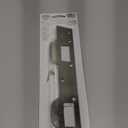 Prime-Line U 10385 Door Strike, for Use with 5-1/2 In. and 6 In. Hole Spacing On Dead Latch and Deadbolt, Steel, Satin Nickel (Single Pack)