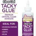 Aleene's AR6-2 Clear Gel Tacky Glue, 4 oz., 4 oz., Multicolor
