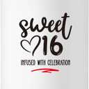 Sweet 16 Gfts for Girls, 10OZ 16 Year Old Teen Birthday Decorations Gifts for Girl Boy, 16th Sixteen Birthday Easter Gift for Daughter Niece Granddaughter Sister, Vanilla Cream Scented Soy Wax Candle