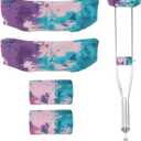 Crutch Pad Crutch Underarm Pads Crutch Hand Grip Covers Crutch Cover Washable (1 Pair) OneSize Multi-Color (Color CP09)