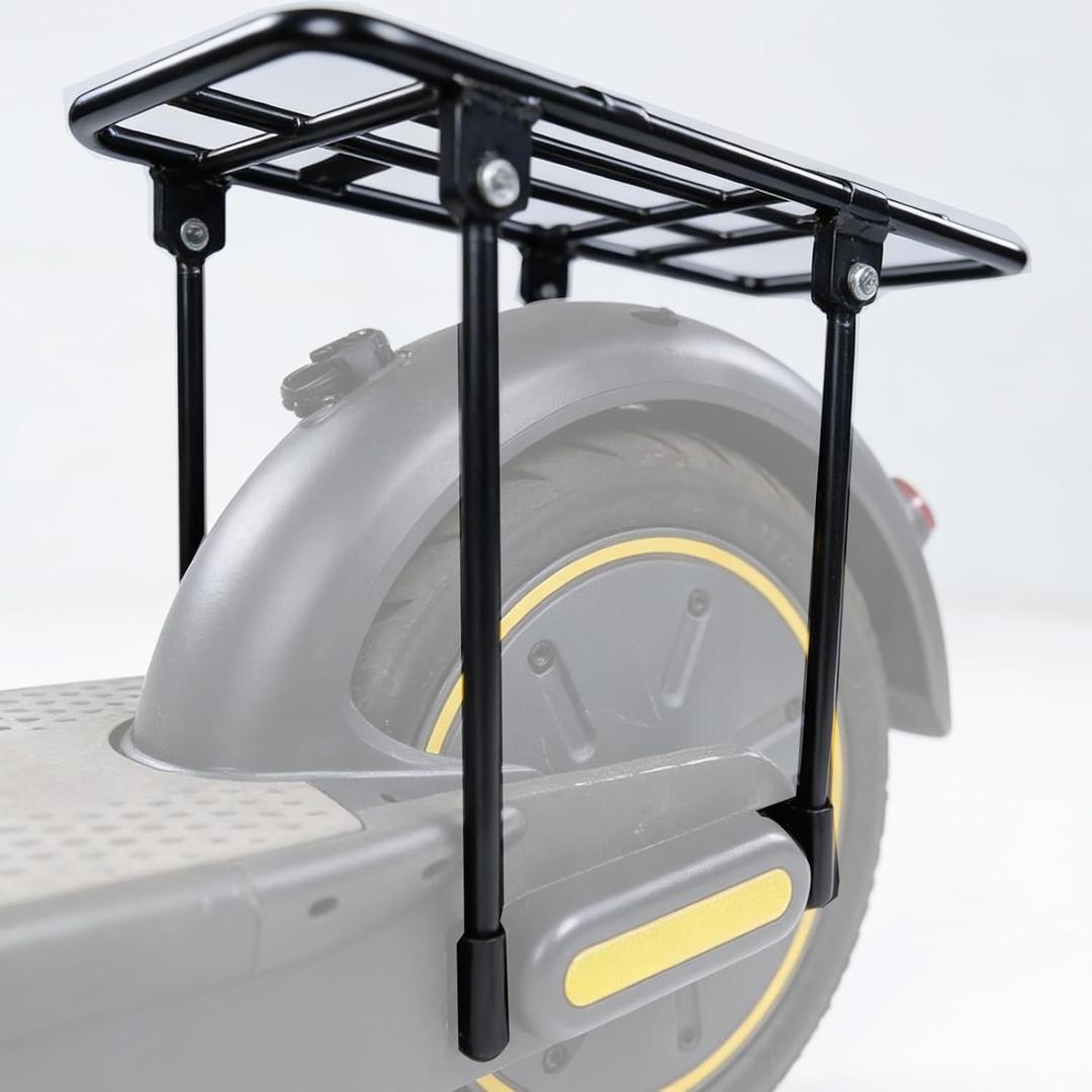 Rear Shelf Compatible with Segway Ninebot Max G30 G30LP Electric Scooter, Cargo Rack Accessories Thickened Steel Parts Designed for Heavy Loads