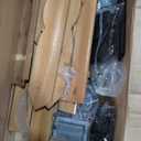 Backyard Discovery Sweetwater Cedar Wooden Kids Playhouse Cottage with Play Kitchen, Snack Bar, Half Door, Toy Phone, Windows, Flowerpot Holders, and Working Doorbell for Outdoor Imaginative Play (Light Brown)