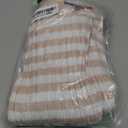 MEROKEETY Women's 2025 Summer Bodycon Midi Dress Vacation Sleeveless Ribbed Knit Striped Sweater Dresses SIZE XL