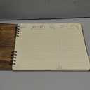 Paper Junkie Rustic Style Wooden Guest Book - Wedding Reception, Bridal Shower, Baby Shower, Quinceanera Guest Book (112 Pages, 11.25x8.75 in)