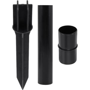 Yardwe Solar Light Replacement Stakes Set, Plastic Ground Spikes with Connector Buckle for Outdoor Landscape Lights, 6.57 X 1.25 Inches, Weatherproof and Lightweight