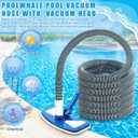 4 Pcs Swimming Pool Cleaning Kit with 1-1/2" x 30 ft Hoses