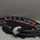 KENSONE 40"/48" Foldable Mini Trampoline, Indoor Trampoline for Kids, Adults Indoor/Garden Workout, Fitness Rebounder with Adjustable Foam Handle, Max Load 330/450 lbs (Black)