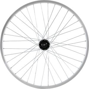 Hiland 26" 27.5" 28" x1.75" Alloy Bike Rim for 1.75 to 2.215" Wide Tire, Front & Rear Wheels with 7 Speeds Freewheel, Disc Brake Compatible, Bolt On Axle, Wheelset Accessories for MTB Cruiser Bicycle