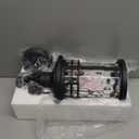 Darkaway Outdoor Pendant Lights for Porch, Outdoor Chandelier Hanging Porch Lights Outside Ceiling Mount Aluminum with Water Ripple Glass for House Gazebo Patio (Medium Size)