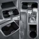 Interior Silicone Liner Insert Custom Fit for Tacoma 2016-2023, Silicone Organizer Tray for Tacoma Gen 3rd Crew Cab only - Fully Covered - for Tacoma Accessories