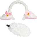 Tequise Lamb Headband and Tail Costume - Sheep Cosplay Accessories