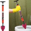 High Pressure Toilet Plunger, Air Plunger for Toilet, Toilet Snakes for Unclogging, Plumbing Snake for Toilet, Toilet Unclogger Tool for Bathroom