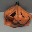 Voyiparty Halloween Horror Pumpkin Head Mask Adult Party Prop Decoration Latex Mask,Realistic Texture Halloween Zombie Pumpkin Mask