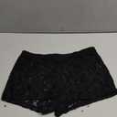 Milumia Women's Sheer Mesh Lace See Through Micro Shorts Y2k Rave Going Out Concert Mini Booty Shorts XS