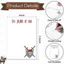 Tinlade 12 Pcs Armor of God Sticky Notes Gifts Knight Notepads 3.9 x 5.5 Inch Funny Religious Sticky Notes Self-Stick Writing Memo Pad for Back to School Teacher Gift Office Supplies Student Coworker