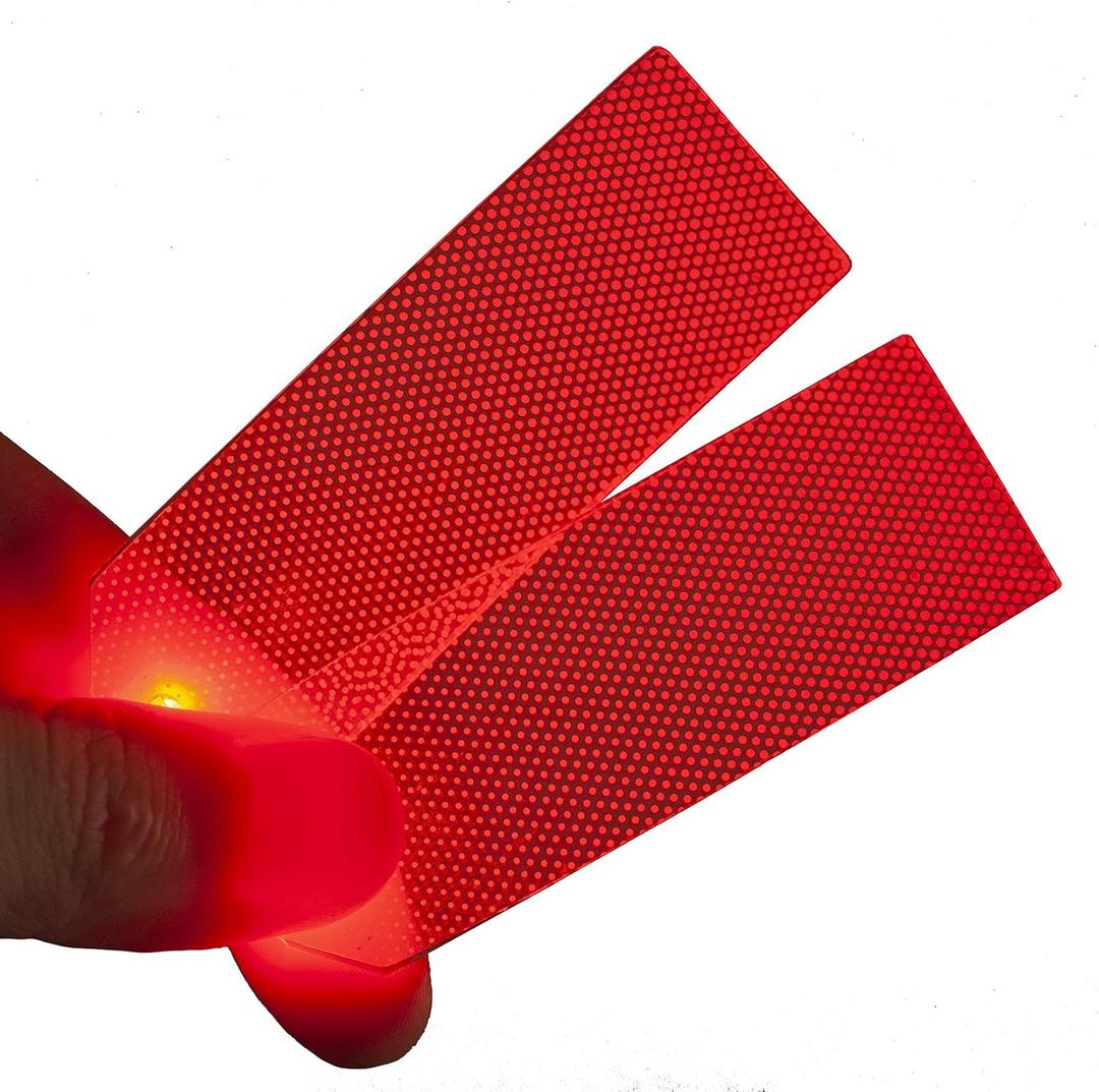 Flexible Helmet led Light Decorations led Lights Flexible Cosplay DIY kit Decorations RGB Superhero for Men Gifts Red