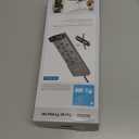 Belkin 12-Outlet Surge Protector Power Strip w/ 12 AC Outlets & 8ft Flat Plug, UL-listed Heavy-Duty Extension Cord for Home, Office, Travel, Computer, Laptop, Charger - 3,940 Joules of Protection