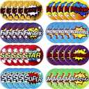 WILLBOND 96 Pieces Recognition Pins Mini Button Pins Button Badge Encouraging Recognition Buttons Positive Badges Hero Buttons for Party Supplies, 8 Styles