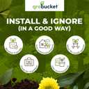 Self Watering Planter Insert w/LifeTested Technology, Water Reservoir & Level Indicator - Turn Any 5-Gal Bucket into a DIY, Portable Automatic Container Indoor-Outdoor Garden, 3-Pack