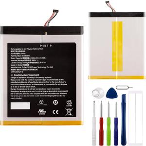 Replacement Battery 58-000377 Compatible with HD 10 (11th Gen) T76N2B &Fire HD 10 Plus T76N2P with Tools