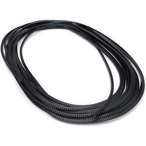 U-Shaped Flexible Sharp and Rough Edge Trim Protector, Push-in Edge Shield for Steel Panels, Wood Panels, Glass and Plastic Panels, Fits 0.03"-0.045" Thickness Edge, Black 32ft