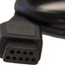 2 x SN-RIGGOR 2-Pack 1.8m 9 Pin Extension Cord Cable for Sega Genesis MD Mega Drive Controlle Extension Sega Genesis 2/3 Controller