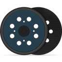 2 Pcs 5 Inch Sander Replacement Pads 8 Hole Hook and Loop mit 4 Screw Hole for Random Orbital Sander