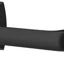 Pfister Bruxie Toilet Paper Holder, Bathroom Tissue Roll Holder, Wall-Mounted, Screw-In, Matte Black Finish, BPHBIE0B
