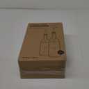 Demi's Home 25.4 oz 750 ml Glass Coffee Syrup Dispenser for Coffee Bar - 2 Pack - Comprehensive Label Set &  oz Pumps Included