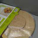20 Inch Extra Large Bamboo Lazy Susan Turntable - 50 cm (19.7 Inch) Round Rotating Serving Tray for Kitchen, Dining Table & Parties (Bamboo, 20 Inch)