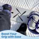 2 x Snowboard Stomp Pad 8PCS - Cool Snowboard Grip Pads for Boots - Non-Slip Snowboard Foot Pad for Traction & Control - Clear Men’s Snowboard Stomp Pad for Beginners - Stomp Pads for Snowboard