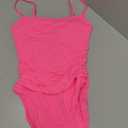 La Blanca Women's One Piece Swimsuit Island Goddess Shirred Side Women's Bathing Suit (10, Bright Pink)