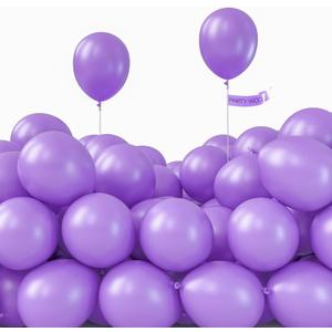 PartyWoo Purple Balloons 50 pcs