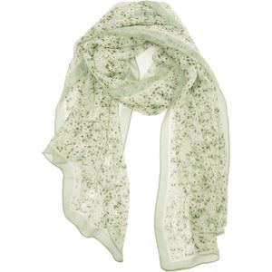 YOUR SMILE Ladies/Women's Lightweight Floral Print/Solid Color mixture Shawl Scarf For Spring Summer season 