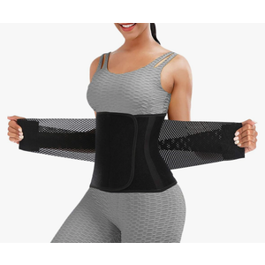 Waist Trainer Belt for Women Man - Waist Trimmer Ab Belt - Tummy Control Body Shaper L