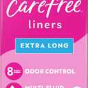 Carefree Panty Liners for Women, Extra Long, Unwrapped, Unscented, 100ct | Pantiliners, Carefree, Daily for Women, Light Periods and Leaks, 8-Hour Odor Control|100ct (Packaging May Vary)