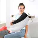 TKKOK Baby Wrap Carrier, Unisex Baby Carrier, Lightweight & Ultra Soft, Easy to Wear Baby Wrap, Perfect for Newborn Toddlers (Large, Black/Beige)