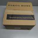 OAKOA Concrete Fruit Bowl for Kitchen Counter - Large Decorative Bowls for Home Decor - Modern Key Bowl for Entryway Table - Pedestal Bowl for Keys (Gray)