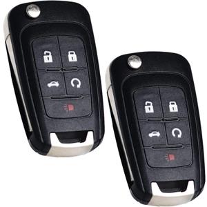 Key Fob Replacement Fits for Chevy Cruze Equinox Camaro Impala Malibu Sonic Buick Regal Verano Encore Lacrosse GMC Terrain 2010-2021 OHT01060512 Keyless Entry Remote Control 13504199