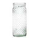 Hobnail Glass Jar Clear - 4"Dia x 8"H