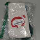 Yehnois19.5-inch Green Knit Monogram Christmas Stockings, Personalized Initial Christmas Stocking, Family Holiday Xmas Party Decor (Letter G)