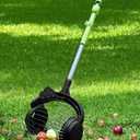 Nut Gatherer for Walnuts with 1.8-Gallon Capacity, No-Bend Emptying Design，Acorn Picker Upper Roller Suitable for 1.2"-3.6" Walnuts,Chestnuts, Fallen Apples & Tennis Balls(No Small Acorns)