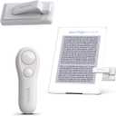 SK SYUKUYU RF Remote Control Page Turner for Kindle Reading Ipad Surface Comics, iPhone Android Tablets Reading Novels Taking Photos(White)